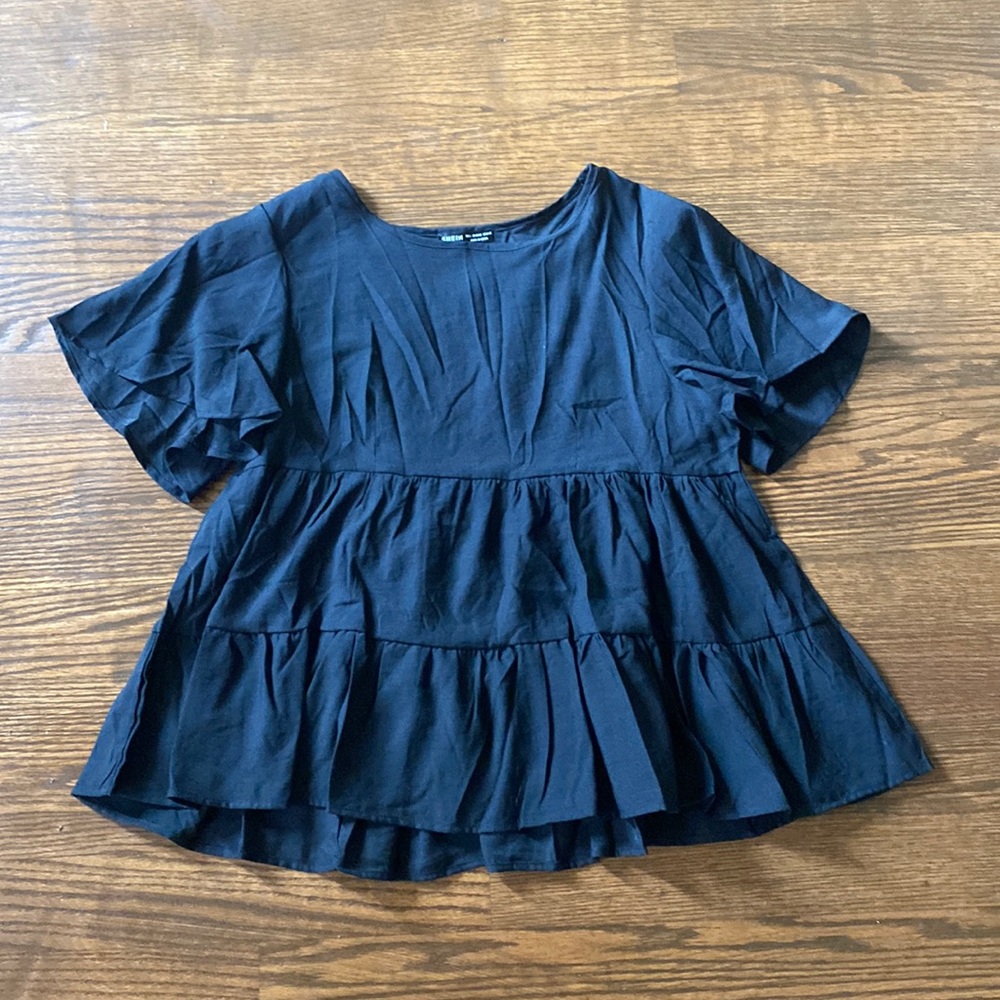 black shirt